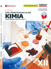 Image of ESENSI ILMU PENGETAHUAN ALAM KIMIA UNTUK SMA KELAS XII (Fase F)